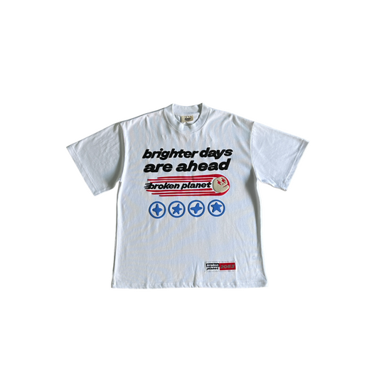 Broken Planet Days Are Ahead Tee White