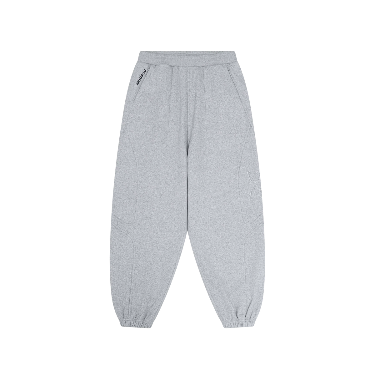 MERTRA Split Panel Cuffed Jogging Grey