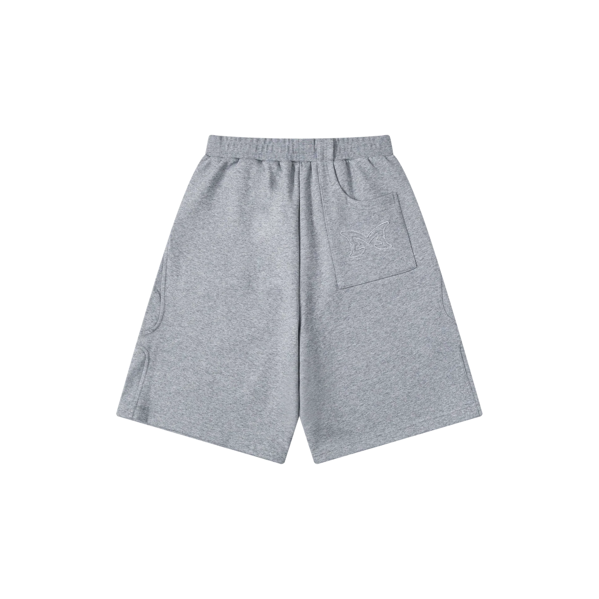 MERTRA Split Panel Shorts Grey