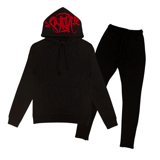Syna World Tracksuit Black/Red