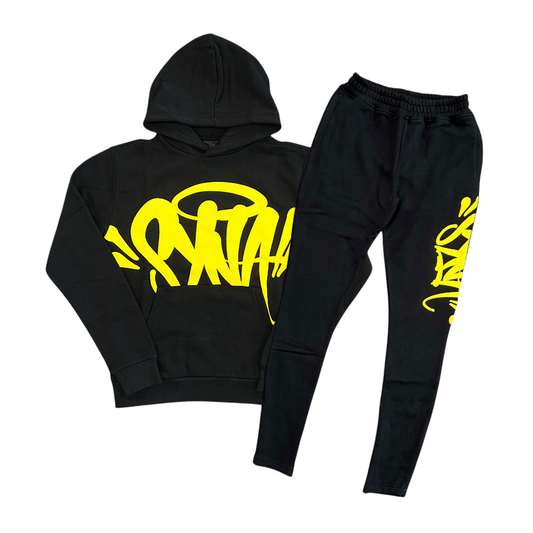 Syna World Twinset Tracksuit Black/Yellow