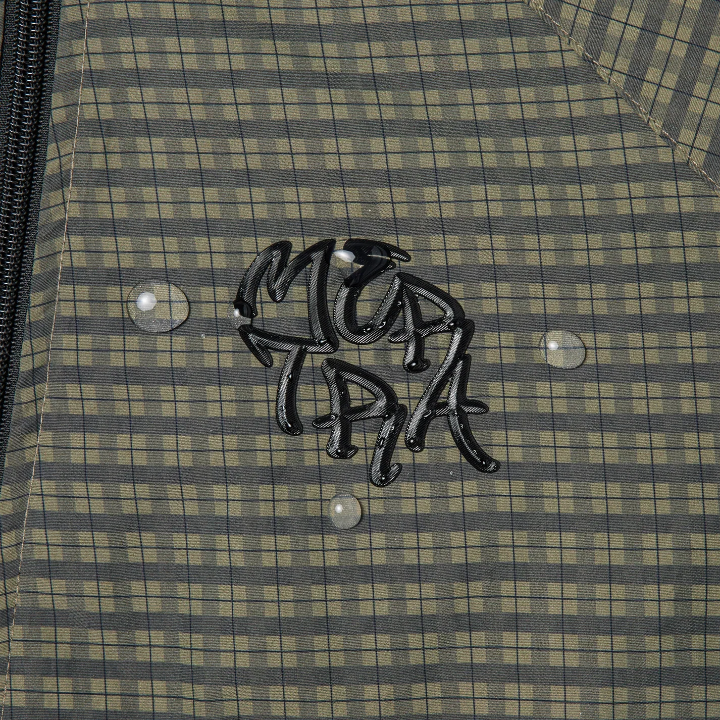 MERTRA Asymmetrical Plaid Softshell - (GREEN)