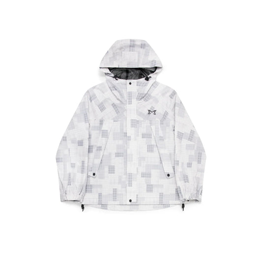 MERTRA Patchwork Plaid Jacket - (GREY)