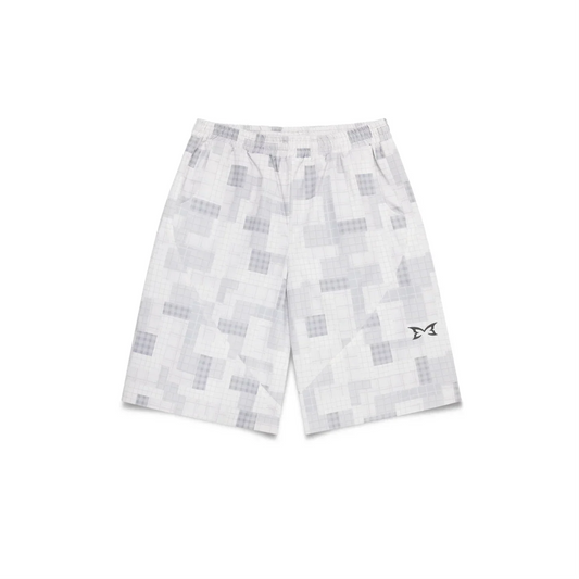 MERTRA Plaid Shorts Grey
