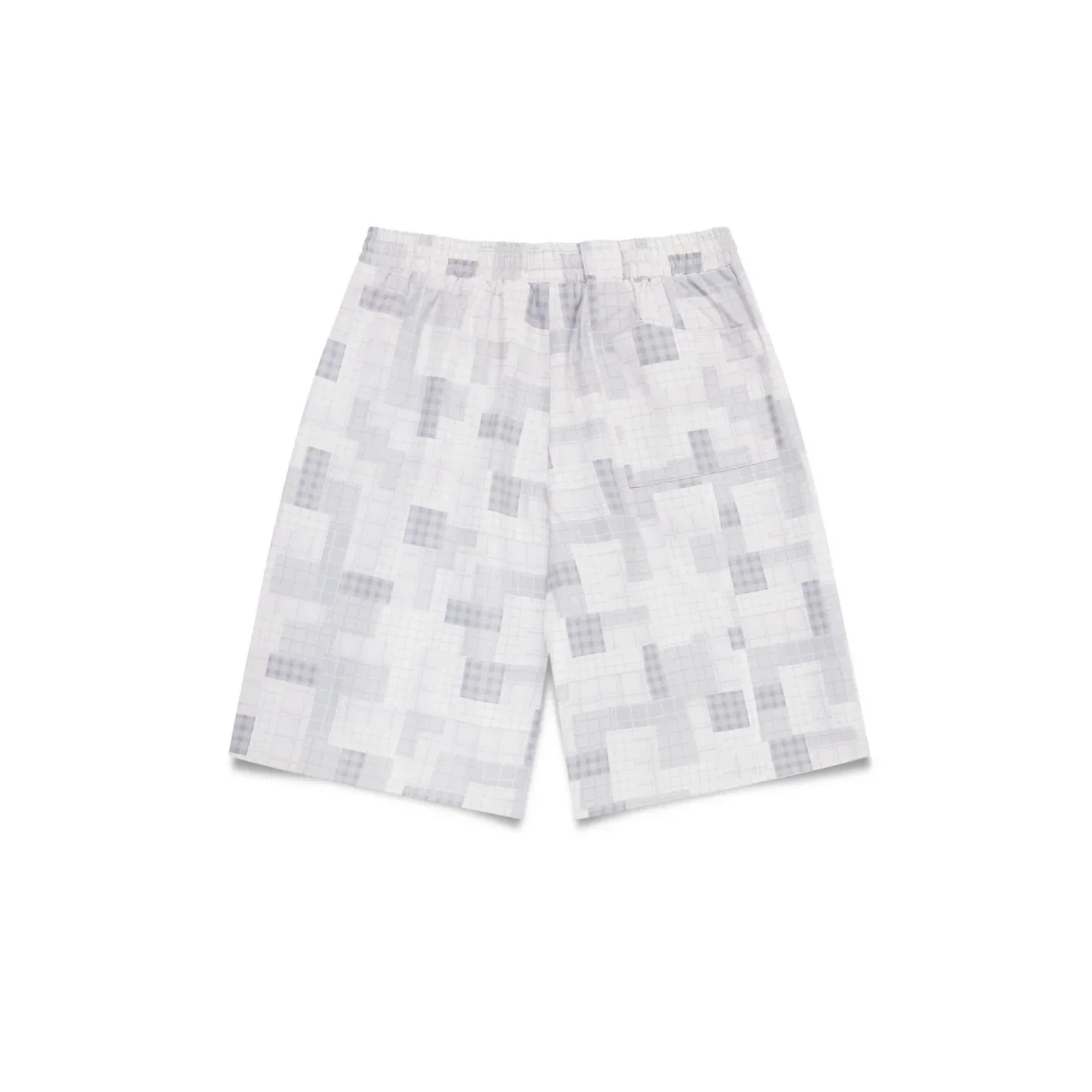 MERTRA Plaid Shorts Grey