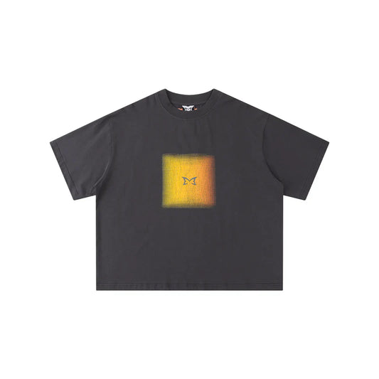 MERTRA Cracked Tee - (CHARCOAL)