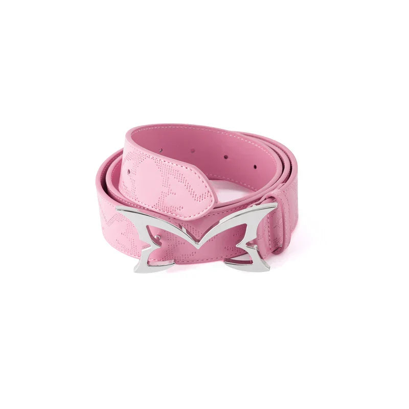MERTRA Debossed Belt Pink