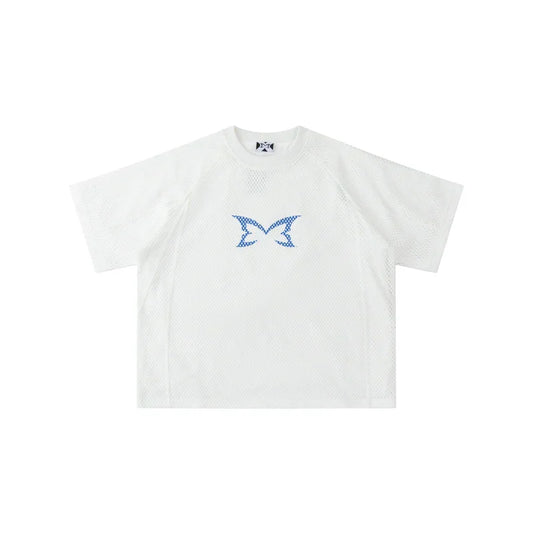 MERTRA Layered Mesh Jersey White