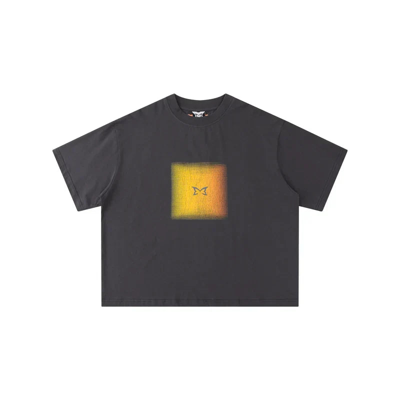 MERTRA Cracked Tee Charcoal