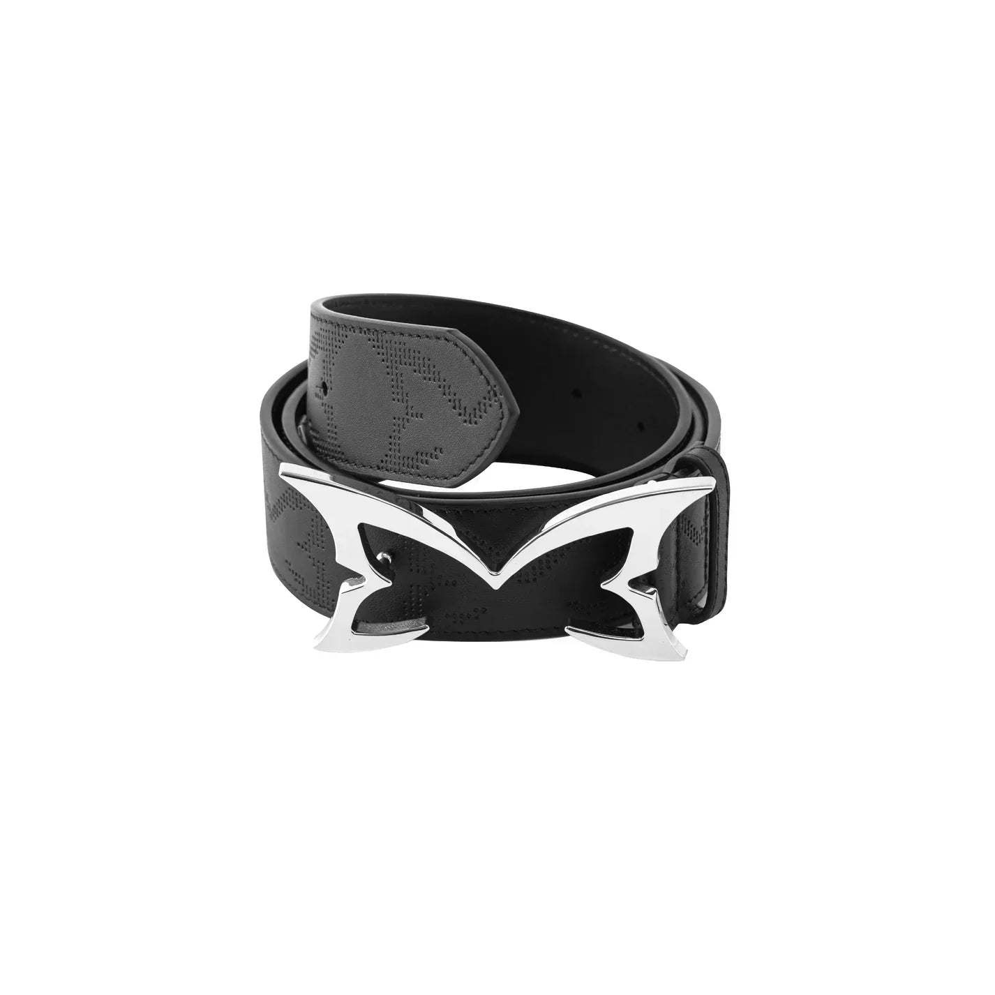MERTRA Debossed Belt Black