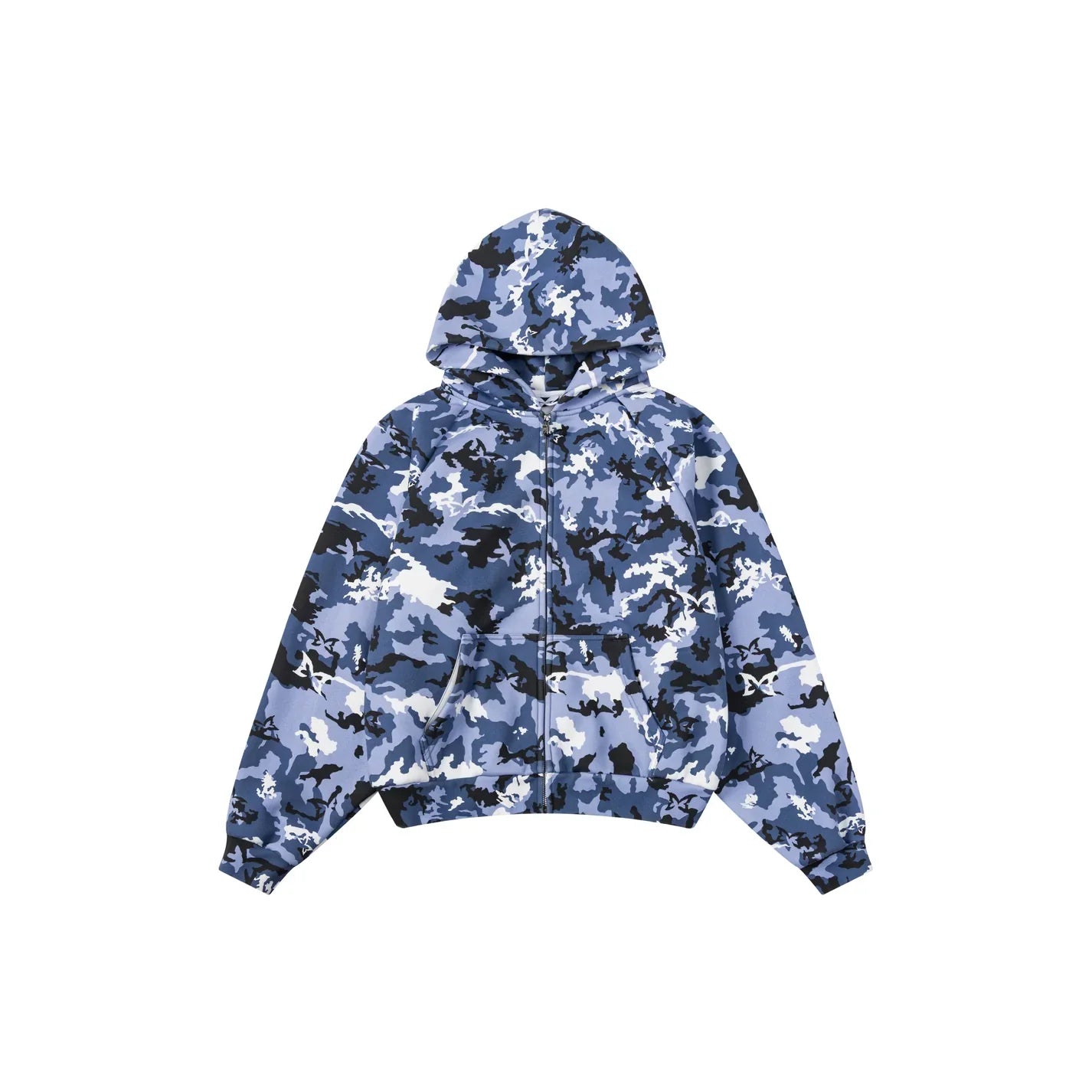 MERTRA Terrain Zip Hoodie - (BLUE)