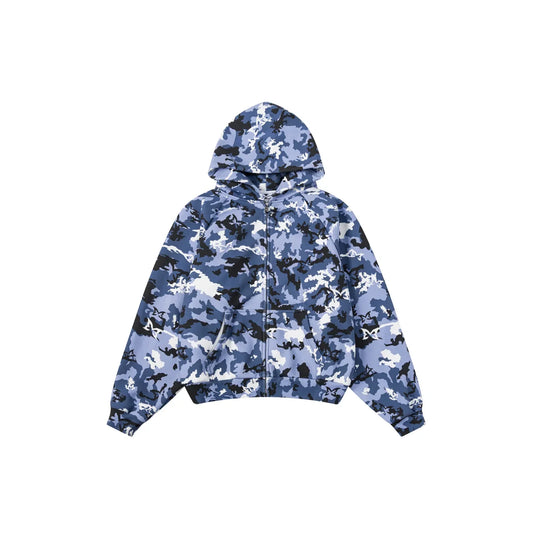 MERTRA Terrain Zip Hoodie - (BLUE)