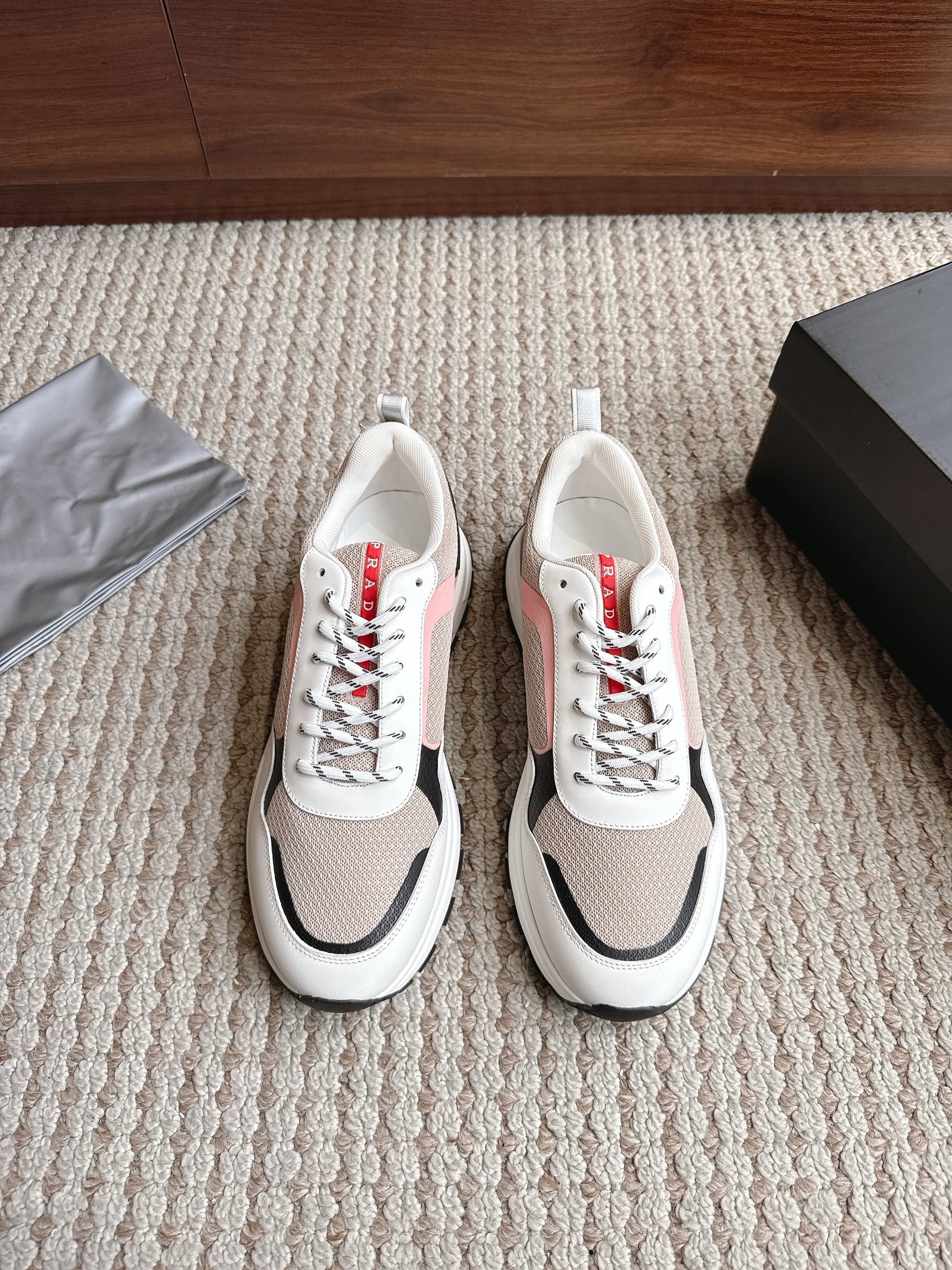 Prada Technical's Cup Pink/White/Black