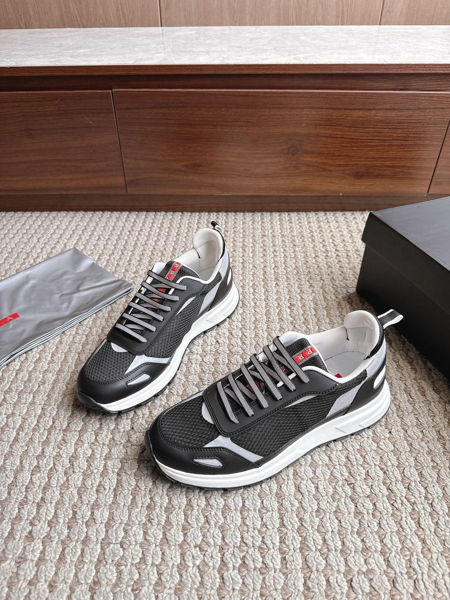 Prada Platform America's Cup Black Grey