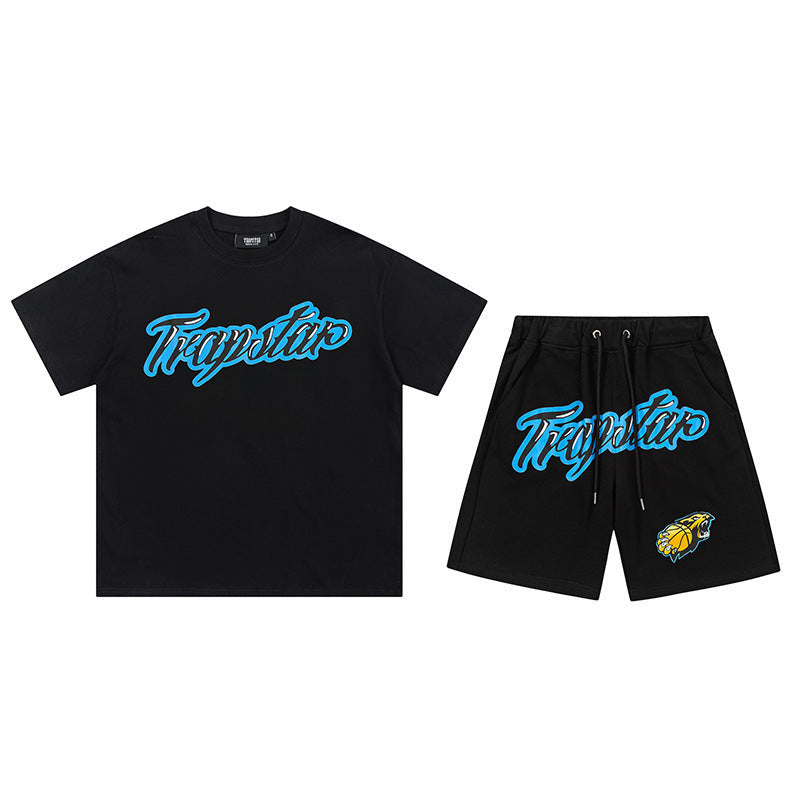 Trapstar Aqua Short Set Black