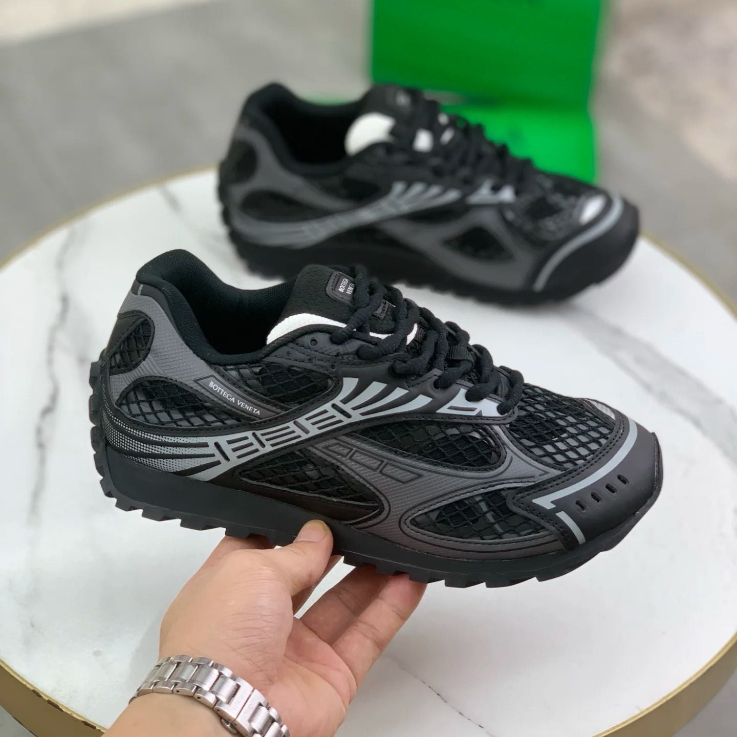 Bottega Veneta Orbit Triple Black