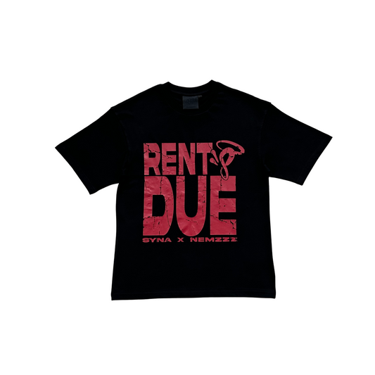 Syna World x NEMZZZ Rent Due Tee Black