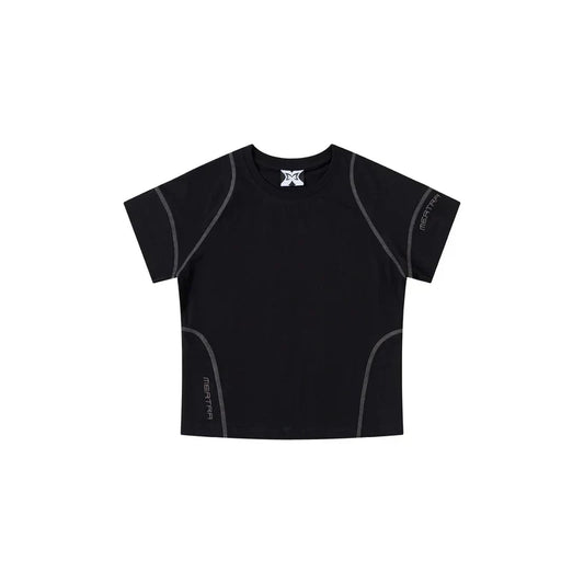 MERTRA Vein Baby Tee Black
