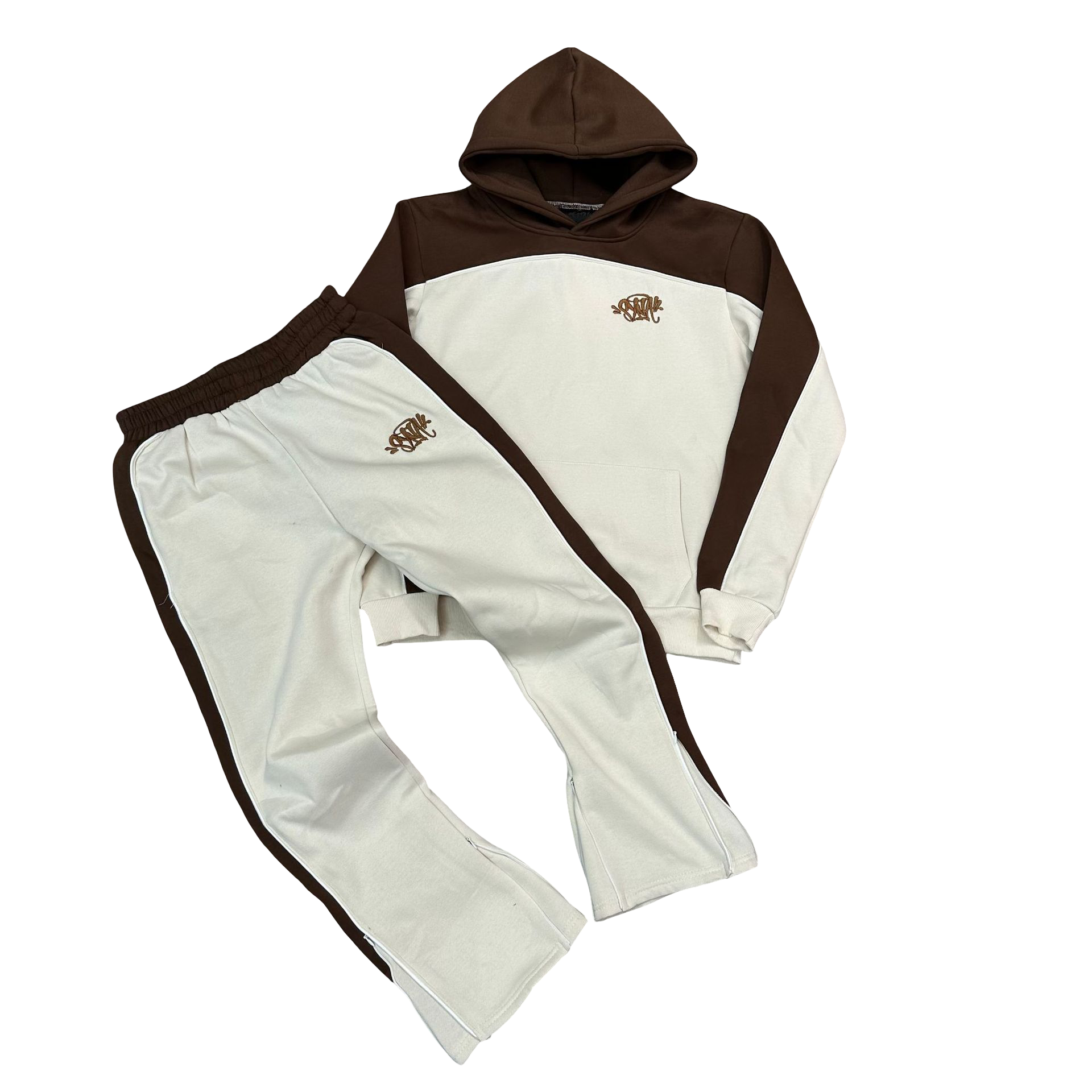 Syna World Team Pipe Tracksuit Brown/Cream