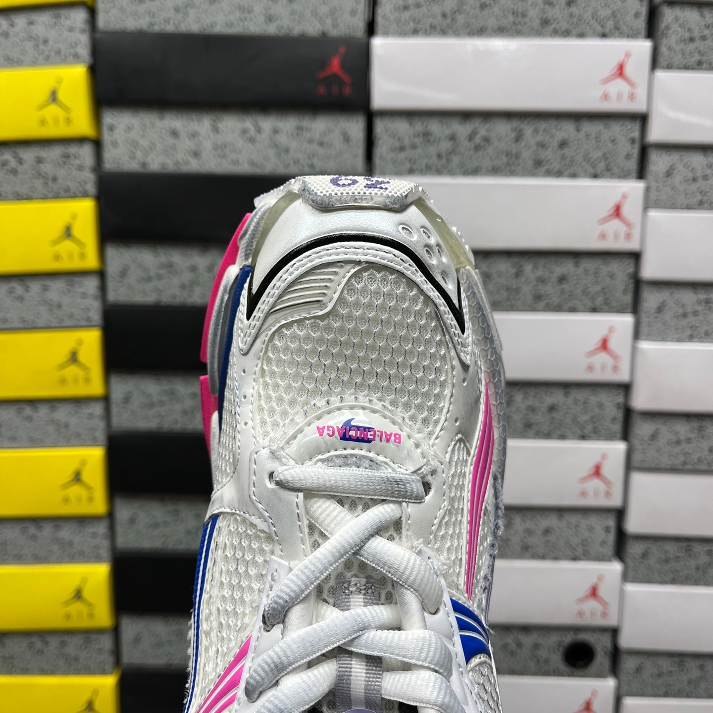 Balenciaga Runner 7.5 White Blue Lilac