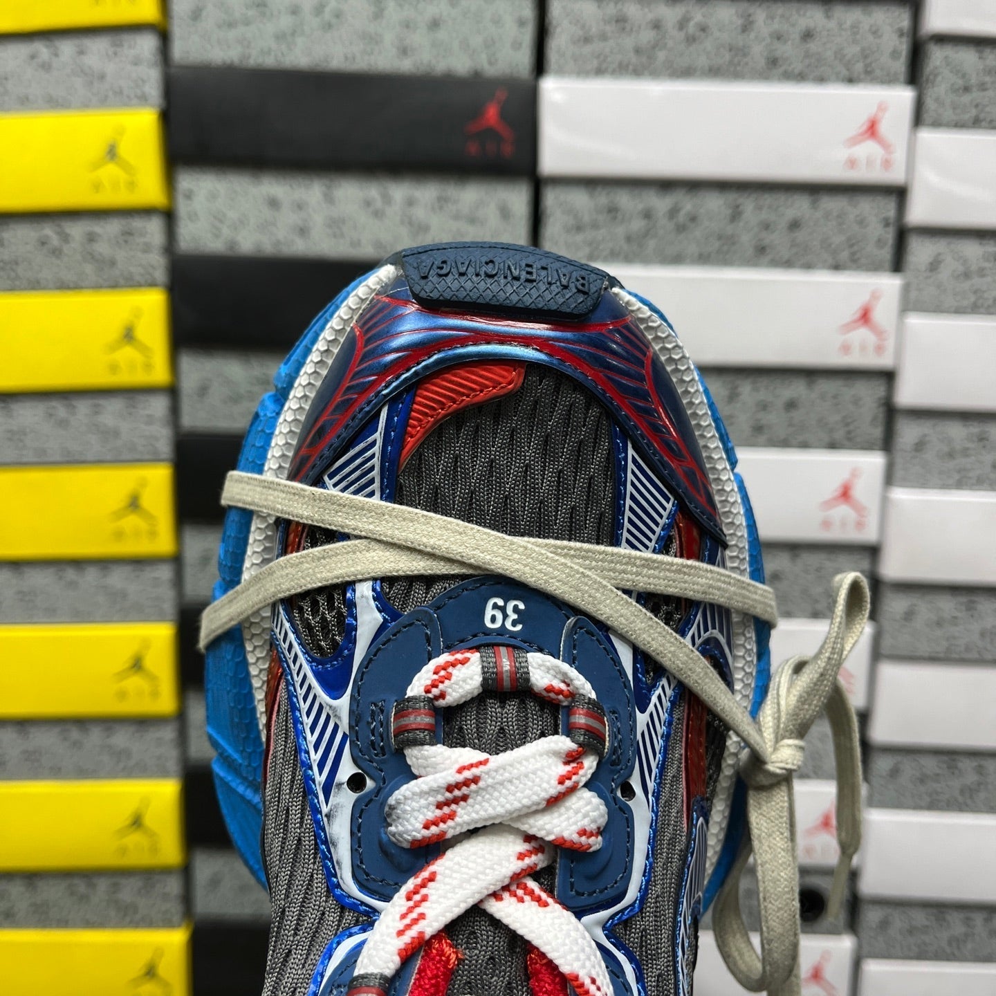 Balenciaga 3XL Blue Grey Red