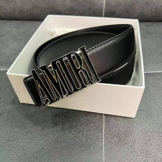 Amiri Original Belt Gold/Black