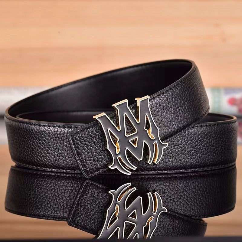 Amiri MA Belt Gold/Black