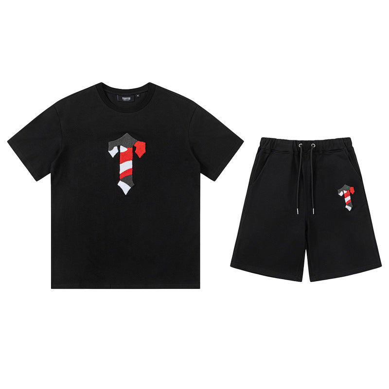 Trapstar Cameleon Short Set Black/Red
