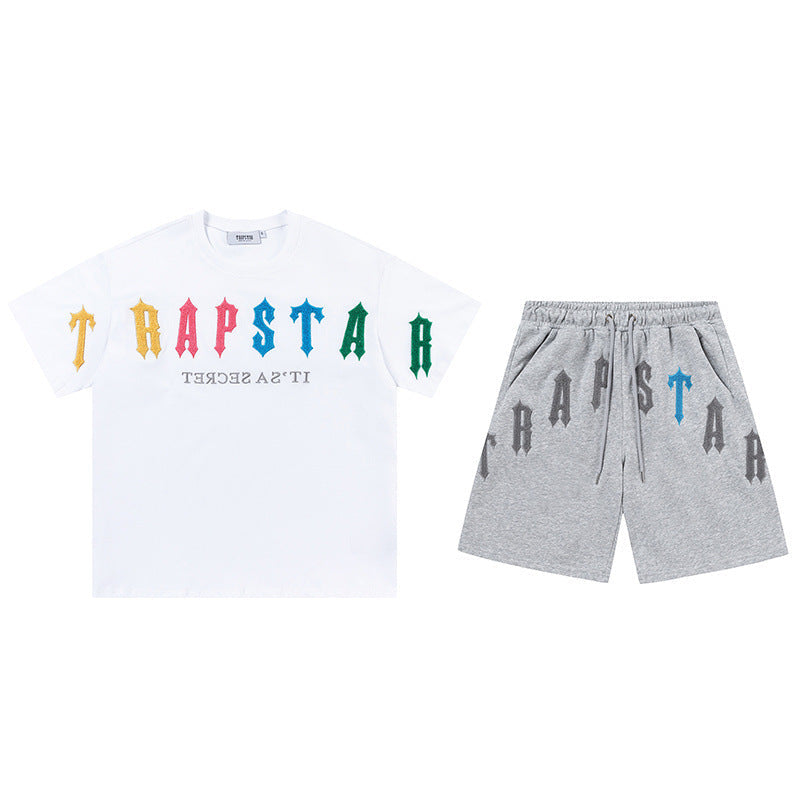 Trapstar Candy Short Set White/Grey