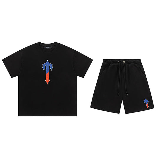 Trapstar "T" Short Set - (BLACK/BLUE/RED)