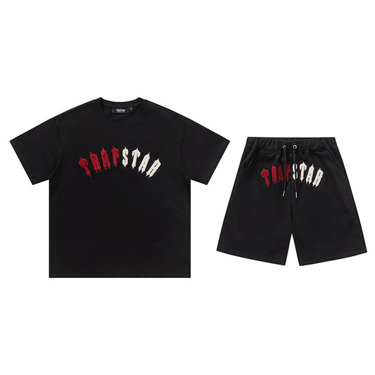 Trapstar Crimson Short Set - (BLACK)