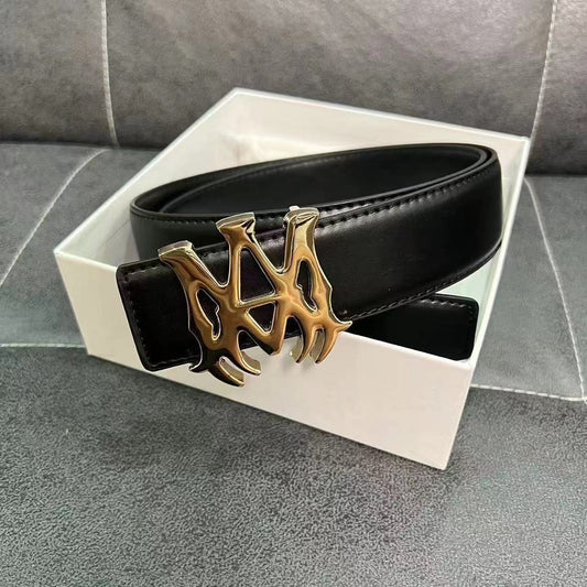 Amiri Montana Belt Gold