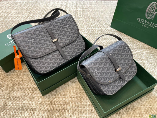 Goyard Belvedere Bag Black White