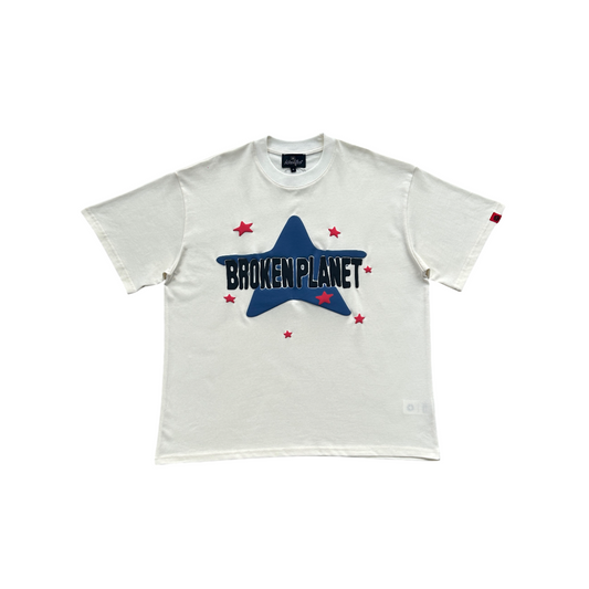 Broken Planet Star Tee Vanilla