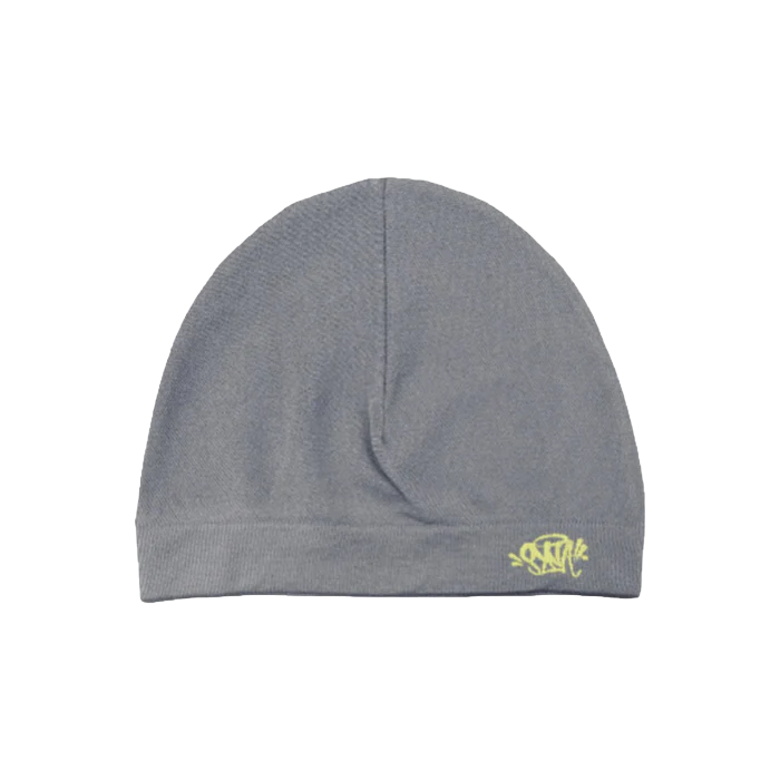Syna Skull Hat Grey/Lime