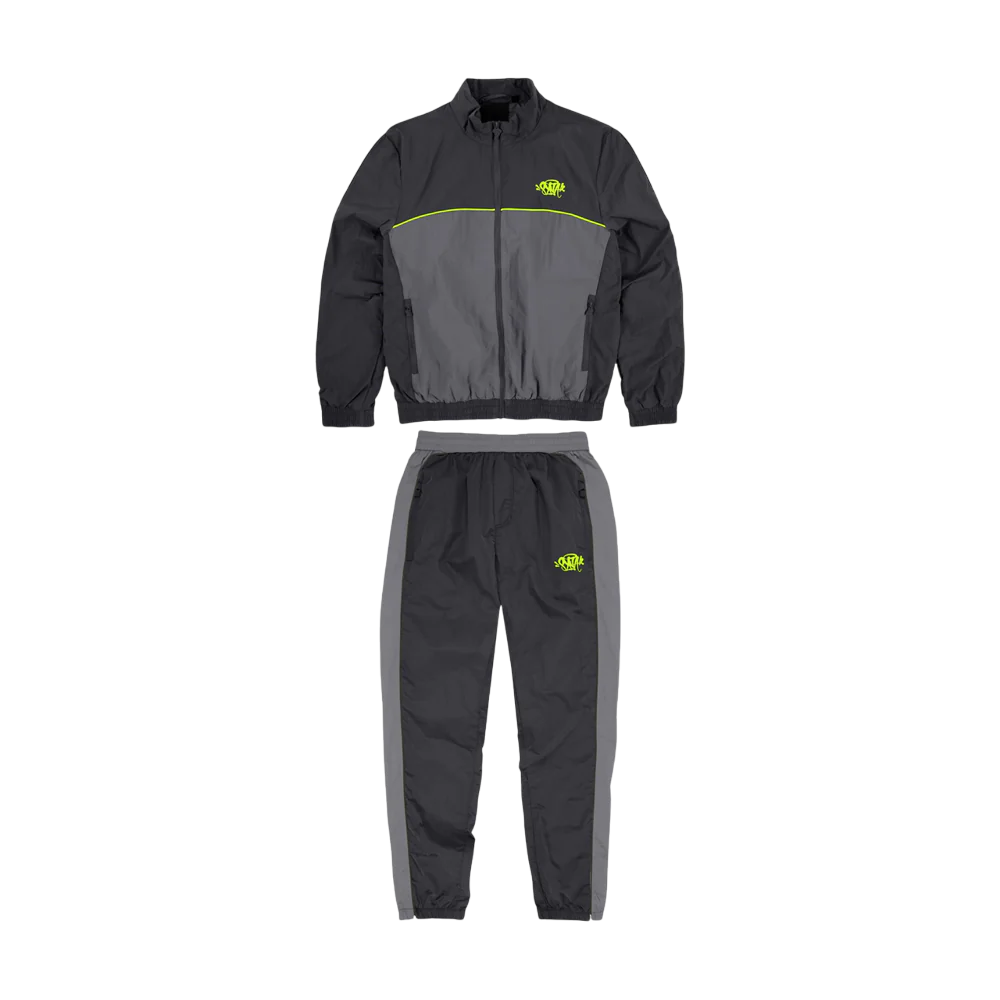 Syna World Shellsuit Black/Grey/Volt