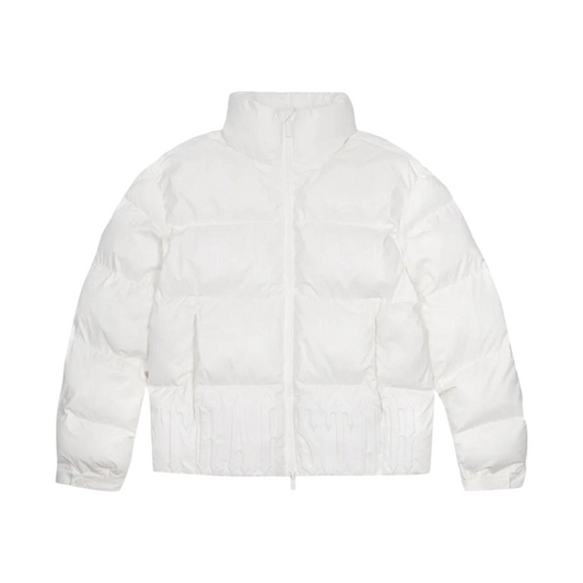 Trapstar Irongate Embossed Puffer Jacket White