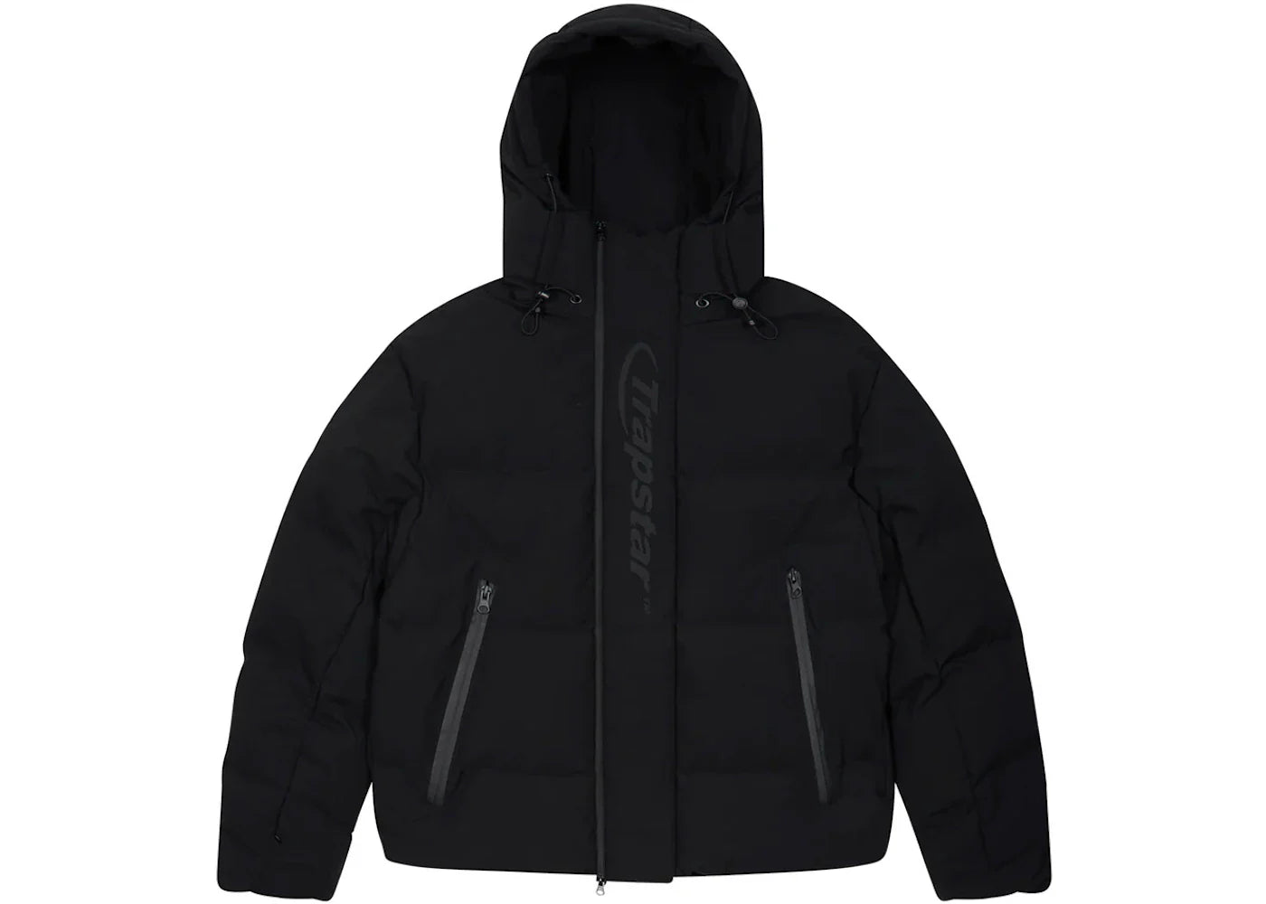 Trapstar Hyperdrive Technical Puffer Jacket - (BLACKOUT EDITION)