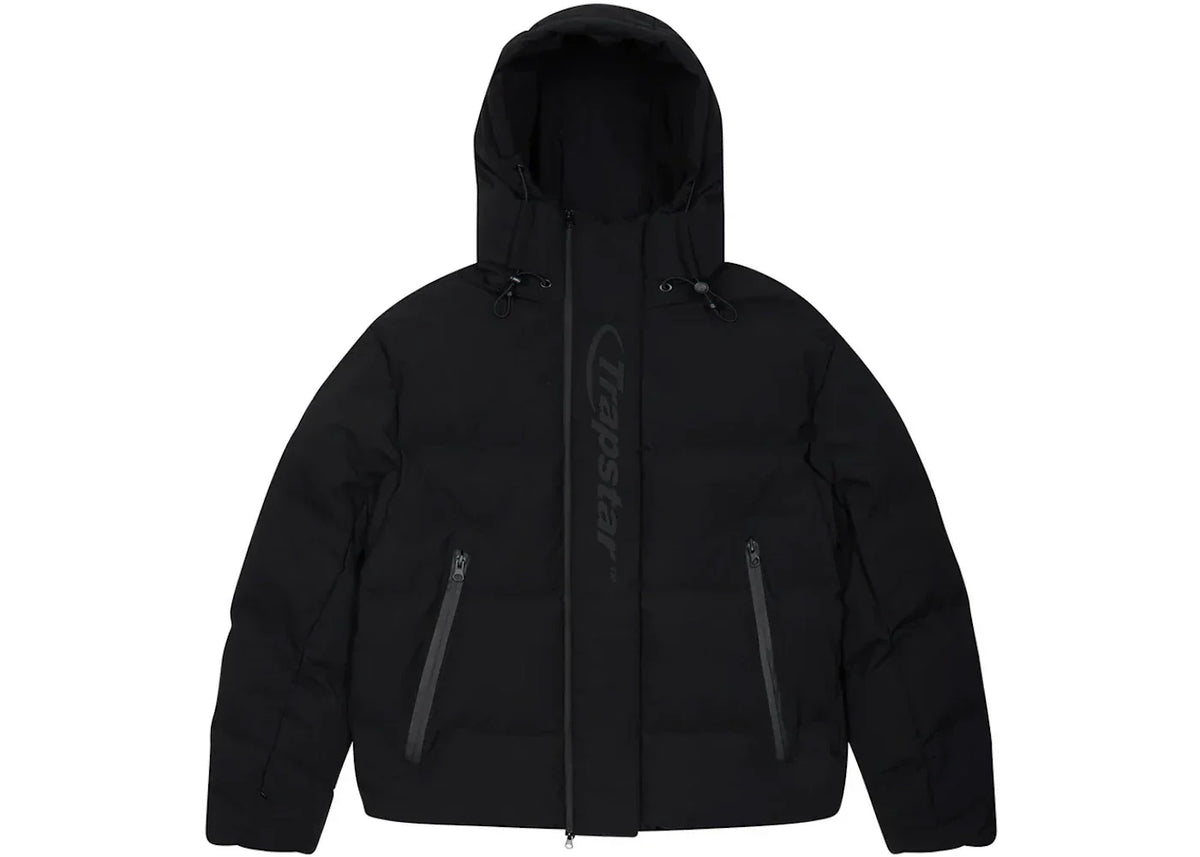 Trapstar Hyperdrive Technical Puffer Jacket Blackout Edition