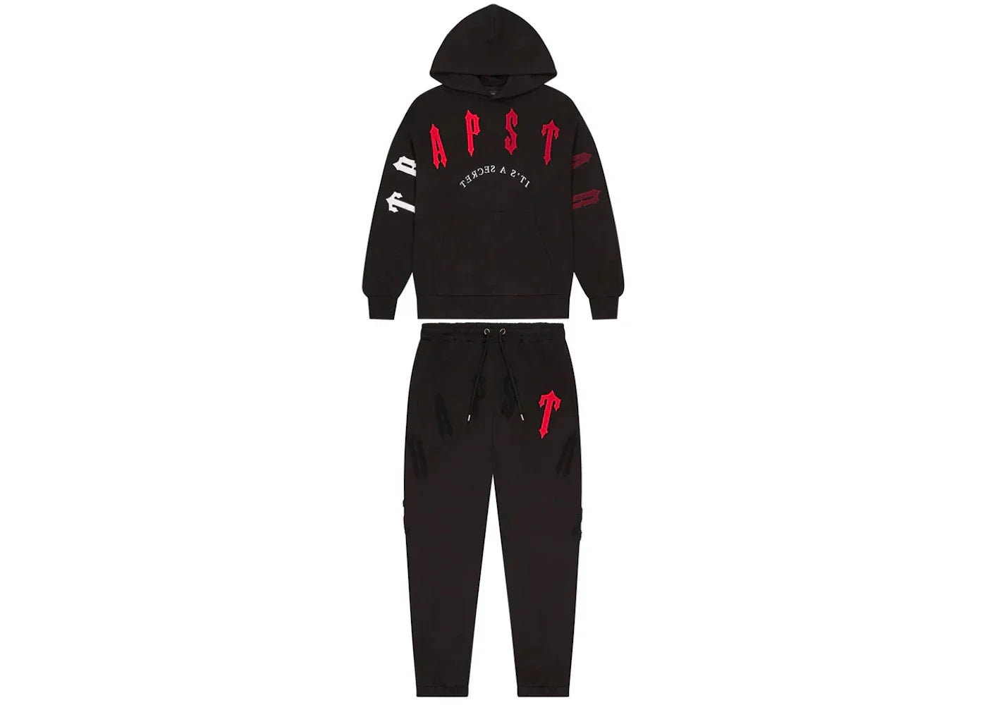 Trapstar Irongate Arch 2.0 Tracksuit Black/Red