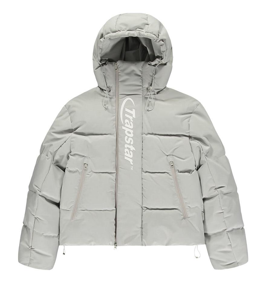 Trapstar Hyperdrive Technical Puffer Jacket Light Grey