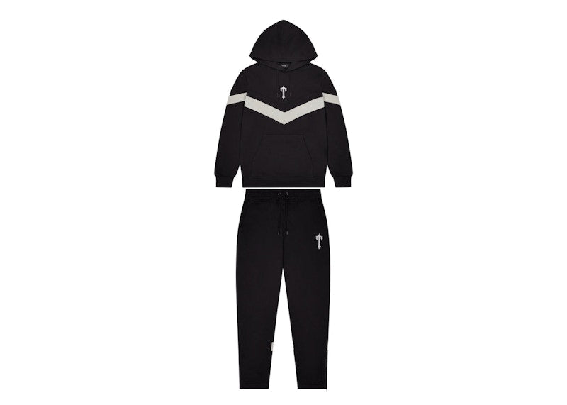 Trapstar V Stripe Tracksuit Black/Grey