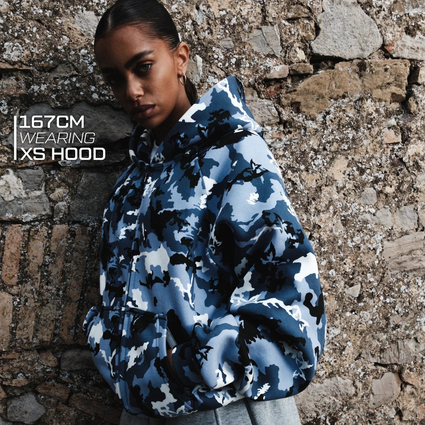MERTRA Terrain Zip Hoodie Blue