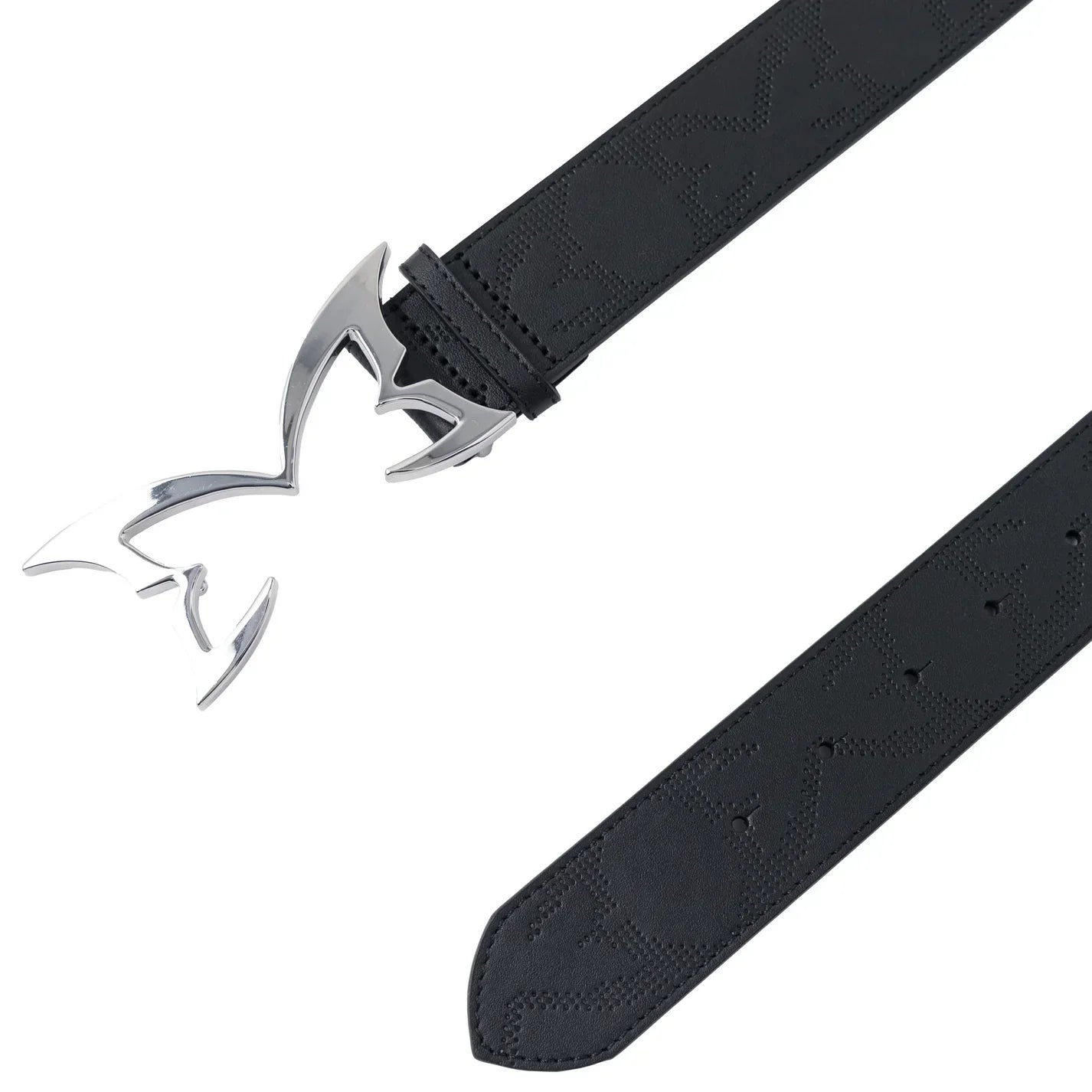 MERTRA Debossed Belt Black