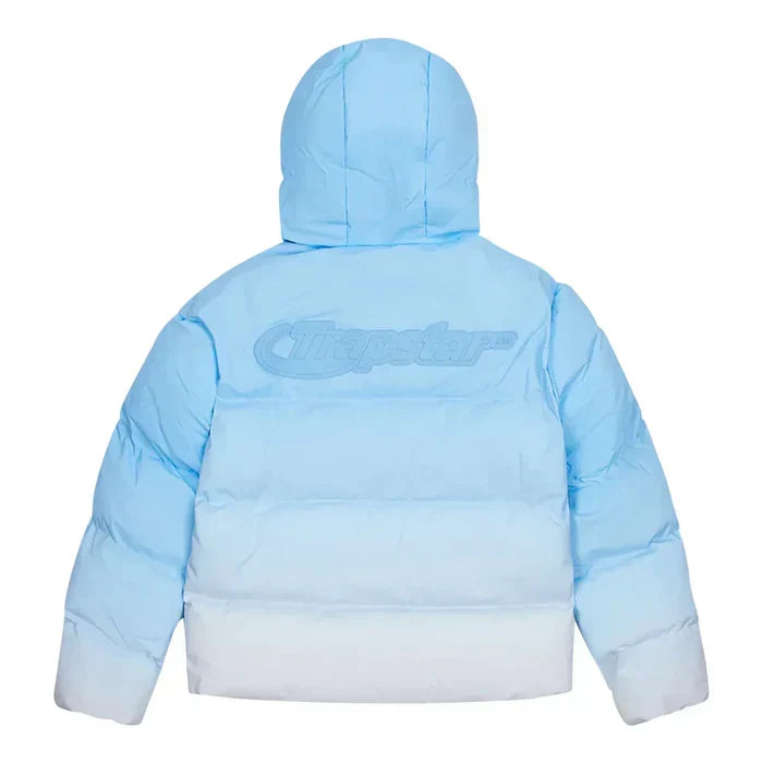 Trapstar Hyperdrive Technical Puffer Jacket Blue Gradient