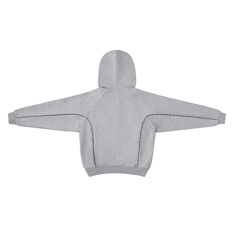 MERTRA Piping Zip Hoodie Grey