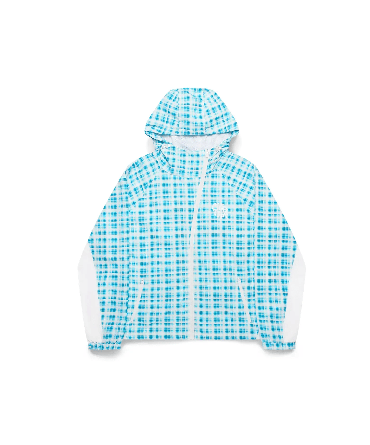 MERTRA Asymmetrical Plaid Softshell Blue