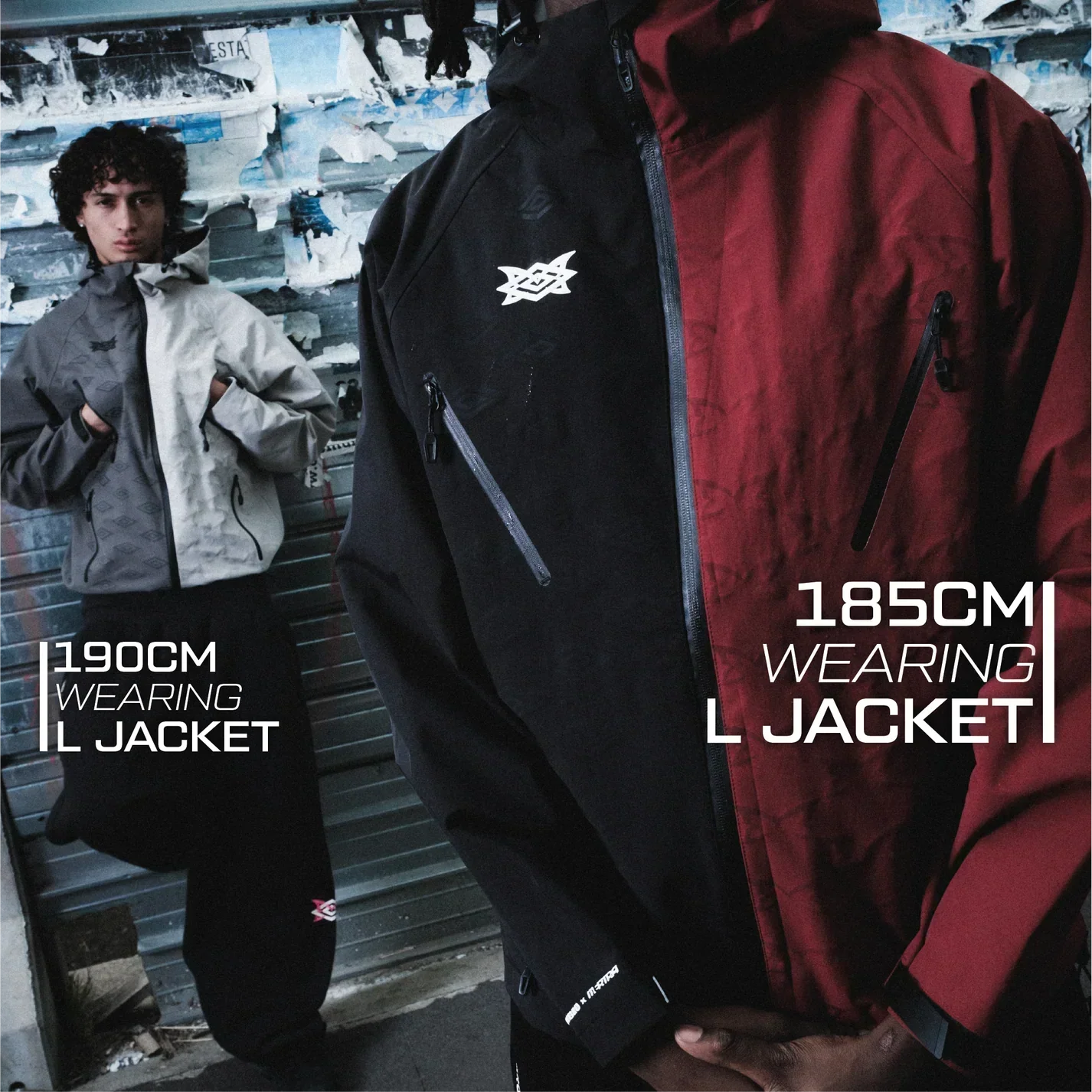 MERTRA x Umbro Water Reactive Jacket Red/Black