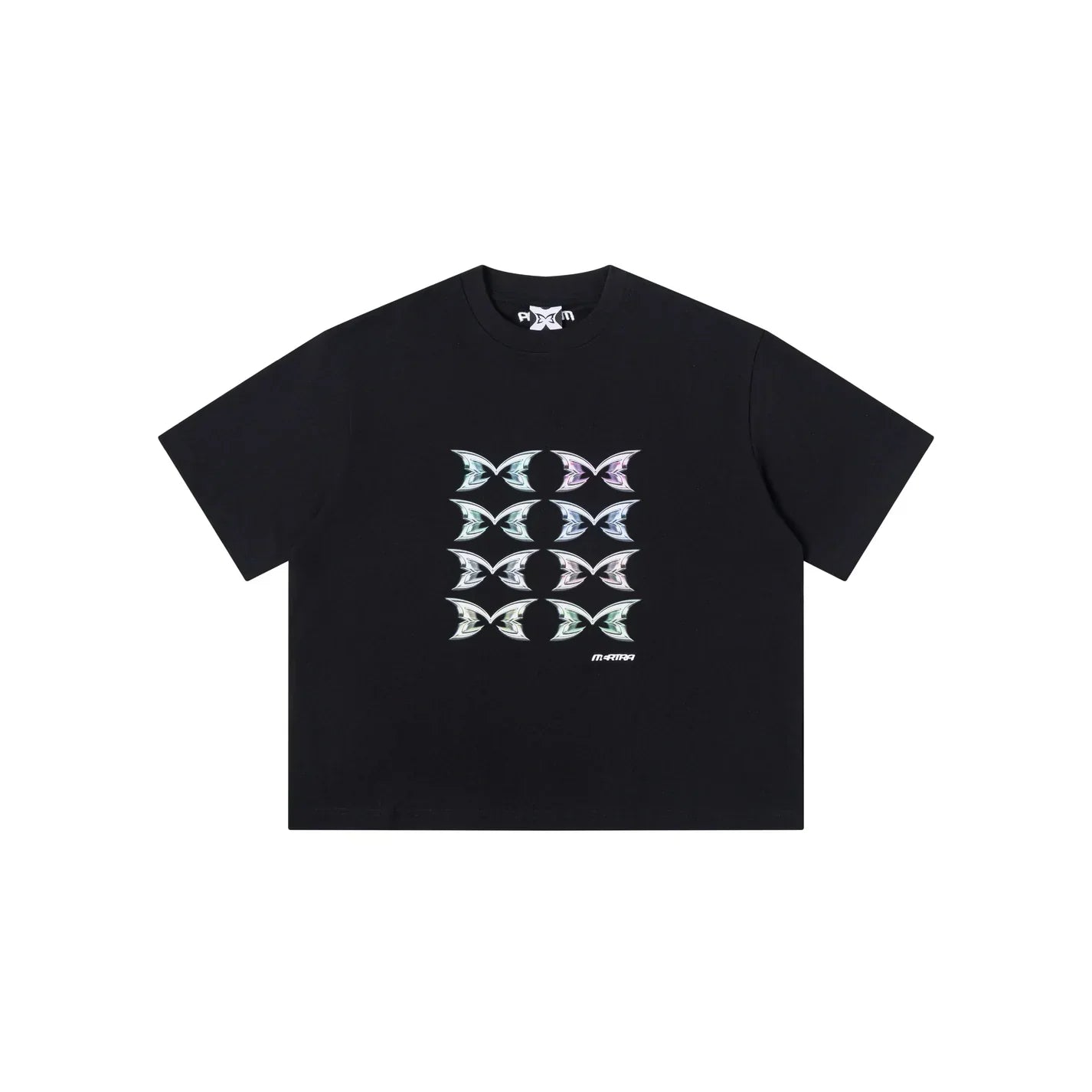MERTRA Stacked Logo Tee Black