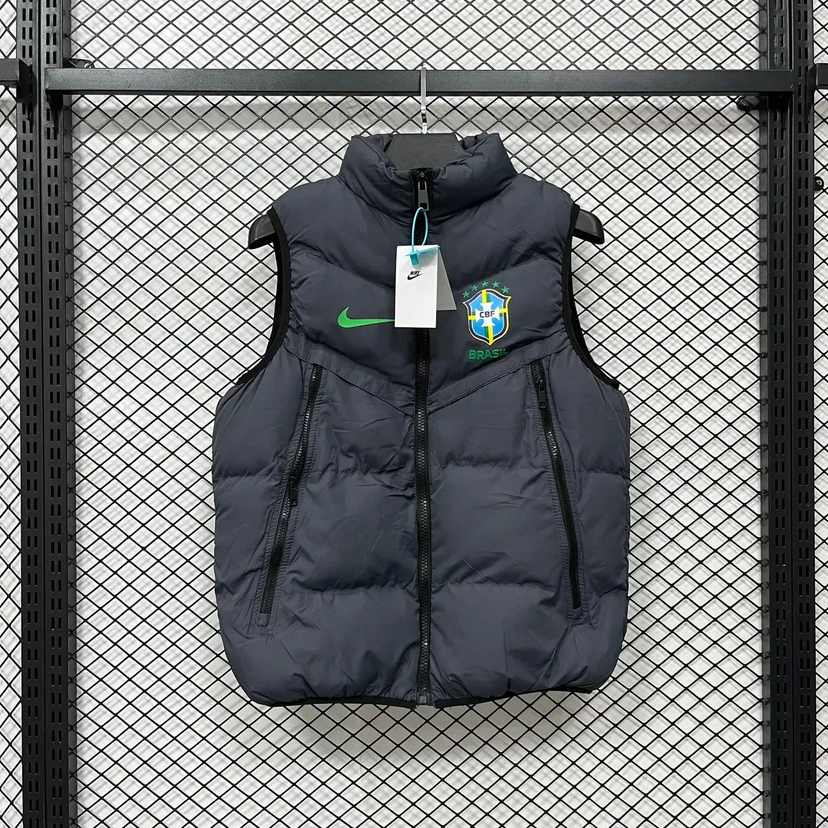 Nike Brazil Puffer Vest Dark Grey